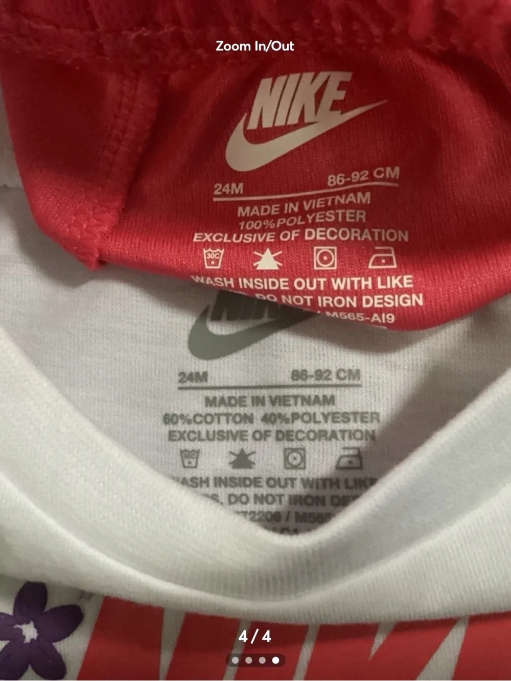 Nike Shorts set girls size 24 months(NWT) ~FIRM, NO OFFERS~ - Picture 4 of 4